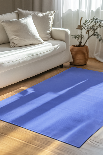 Periwinkle Rug 24 x 36 Solid Color Accent Rug Modern Home Decor