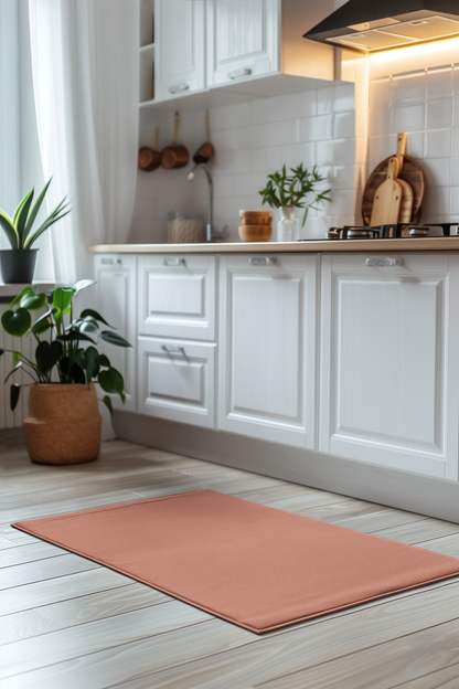 Terracotta Rug 24 x 36 Solid Color Accent Rug Modern Home Decor