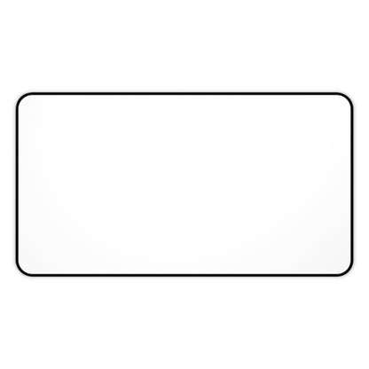 White Desk Mat Color Coordinated Collection (12x18, 12x22, 16x32)