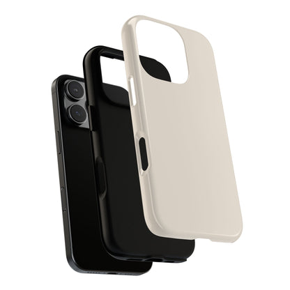 Latte Cream Tough Cell Phone Case Matte or Glossy Protective Case iPhone Samsung