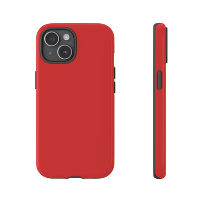 True Red Tough Cell Phone Case Matte or Glossy Protective Case iPhone Samsung