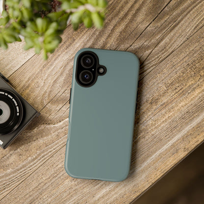 Dusty Blue Tough Cell Phone Case, Matte or Glossy Iphone and Samsung