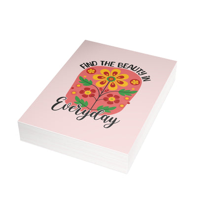 Find the Beauty Postcards Inspirational Floral Postcard Set