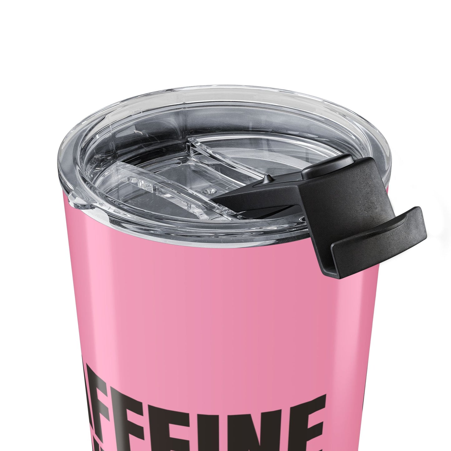 Light Pink Caffeine Vibes 20oz Stainless Steel Tumbler | Color Coordinated Collection
