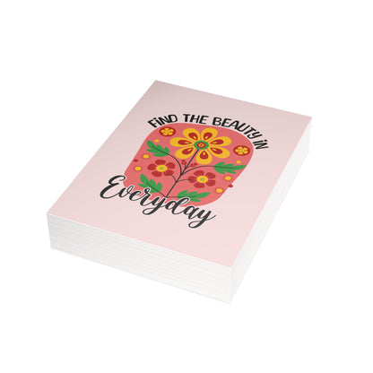 Find the Beauty Postcards Inspirational Floral Postcard Set