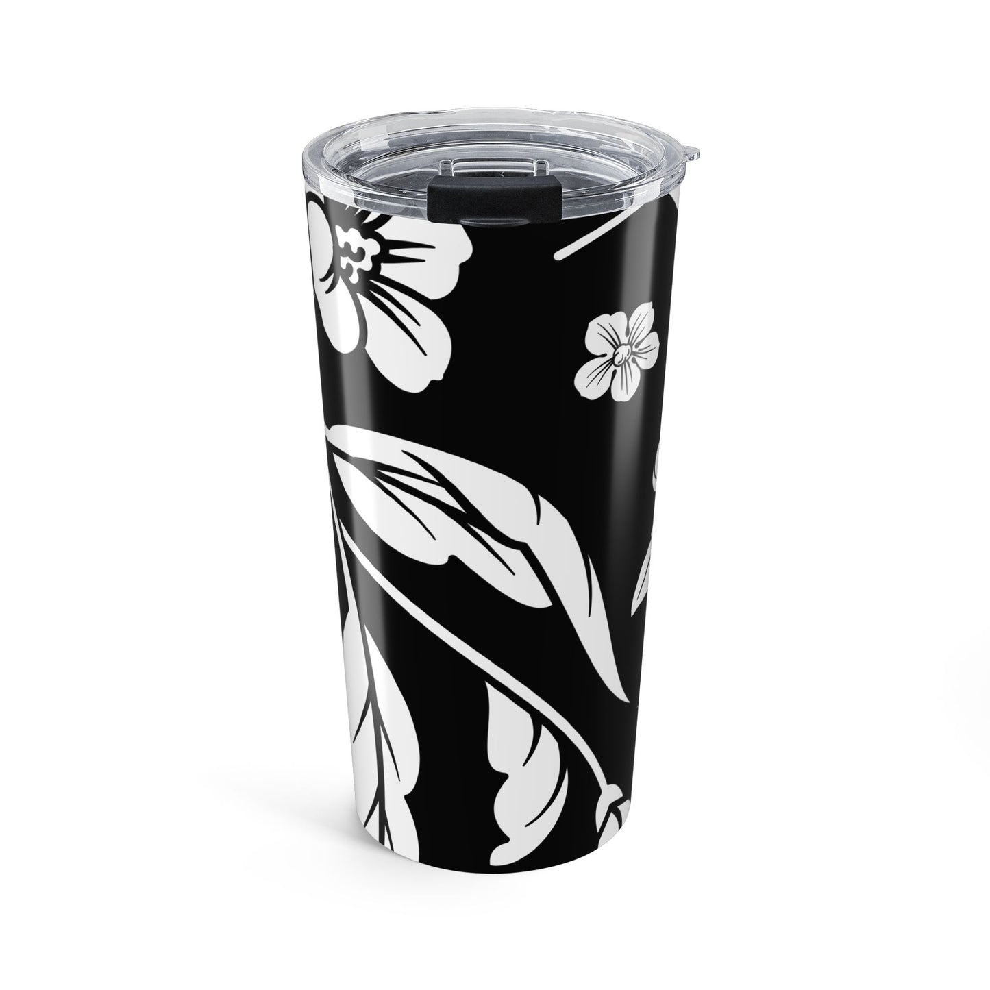 Black Floral 20oz Stainless Steel Tumbler | Coordinated Collection