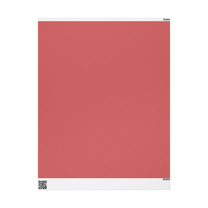 Red Autumns Wrapping Paper Matte or Glossy Gift Wrap 3 Sizes Fine Art Paper