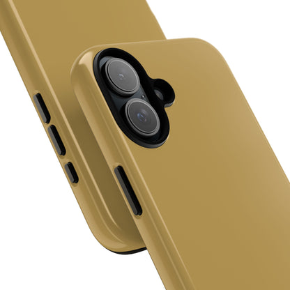 Muted Gold Tough Cell Phone Case Matte or Glossy Protective Case iPhone Samsung