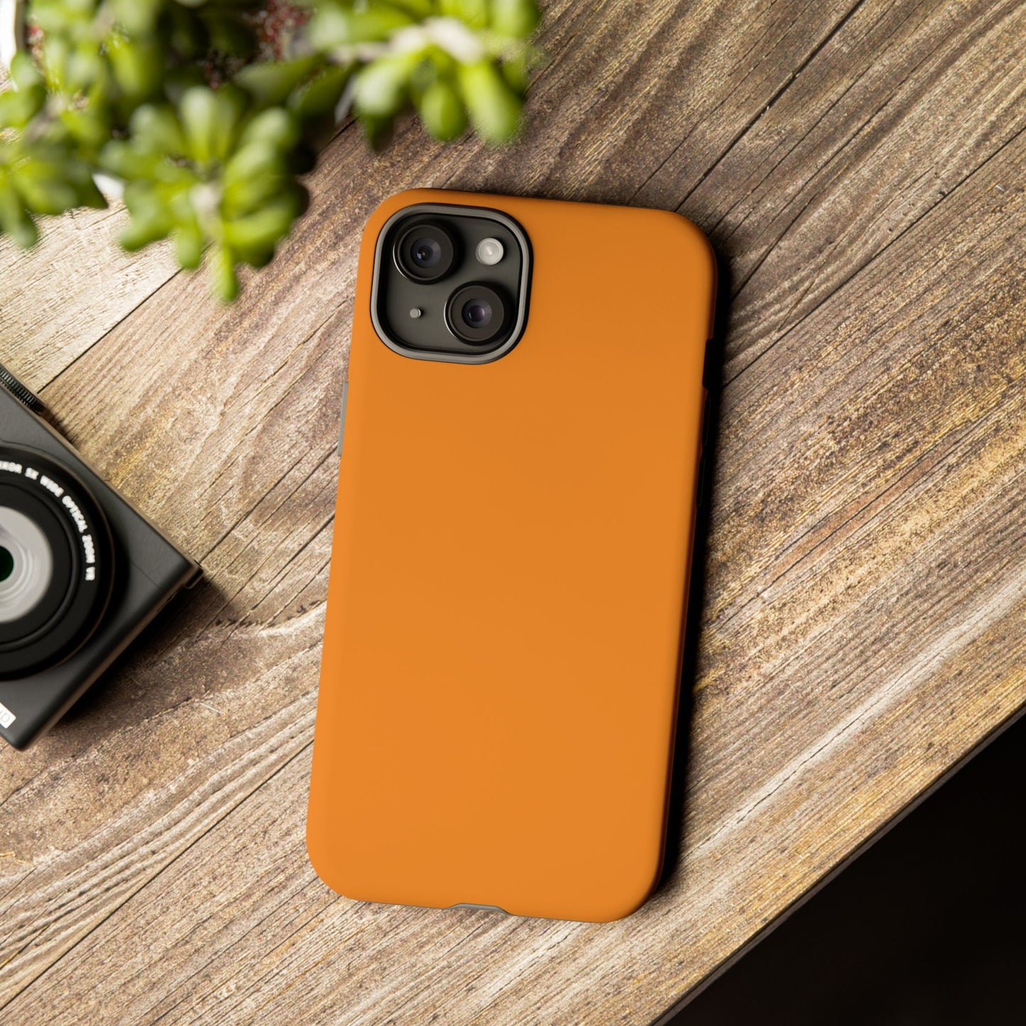 Tangerine Tough Cell Phone Case Matte or Glossy Protective Case iPhone Samsung