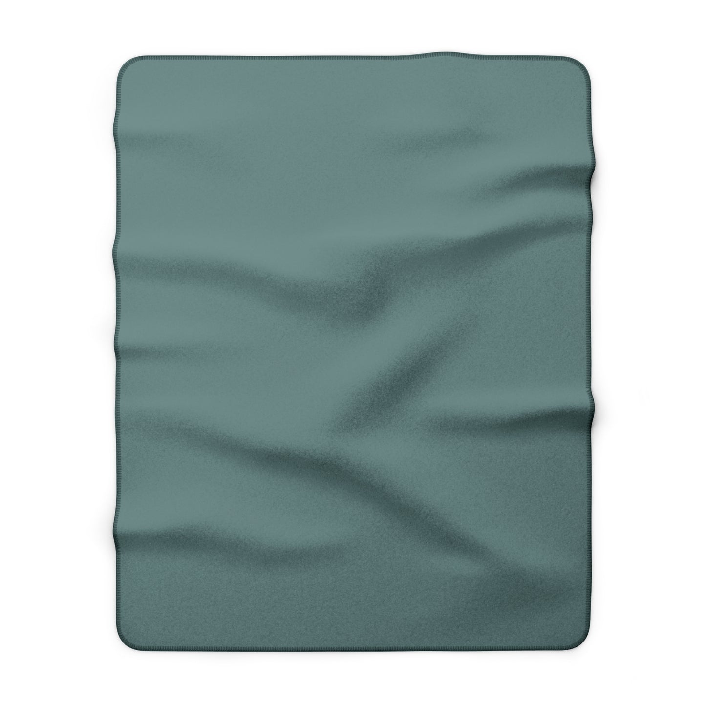 Dusty Blue Sherpa Fleece Blanket Cozy Plush Throw 3 Sizes Soft Warm Blanket