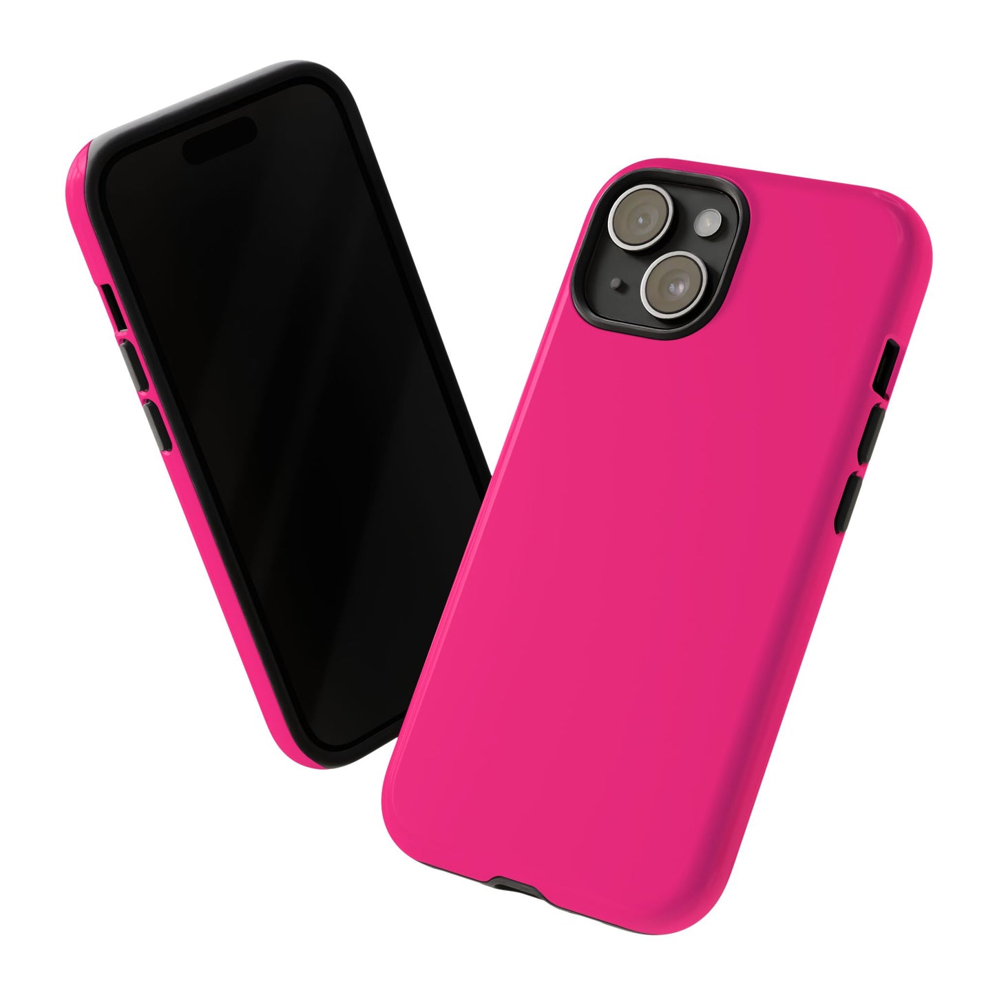 Pink Tough Cell Phone Case Matte or Glossy Protective Case iPhone Samsung