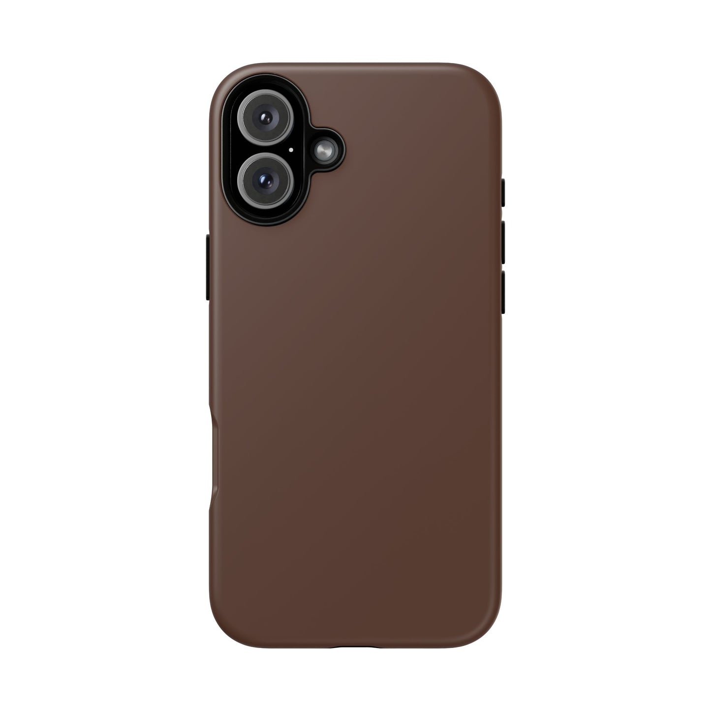 Chocolate Brown Tough Cell Phone Case Matte or Glossy Protective Case iPhone Samsung