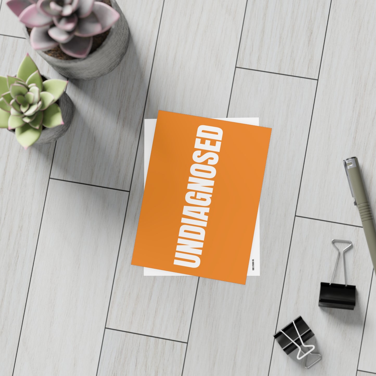 Tangerine Postcard Set Pack of 10, 30 or 50 w/ Envelopes | Coordinated Collection