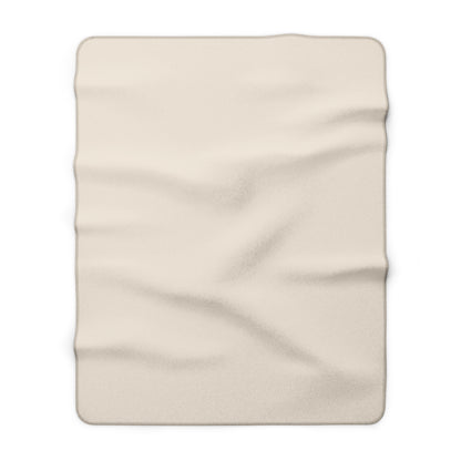Latte Cream Fleece Blanket Cozy Plush Throw 3 Sizes Soft Warm Blanket