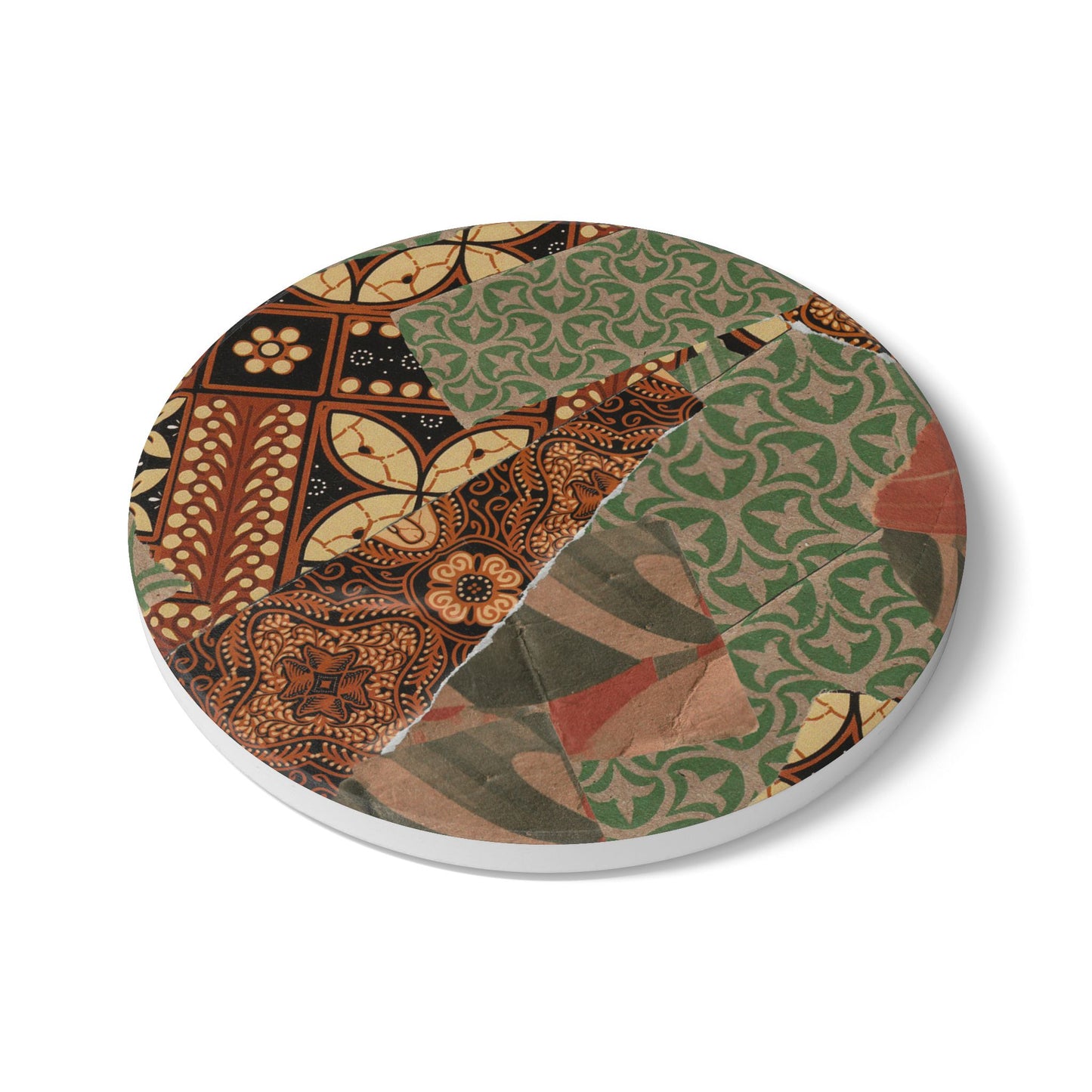 Mosaic Ceramic Coaster Artisan Drink Coaster