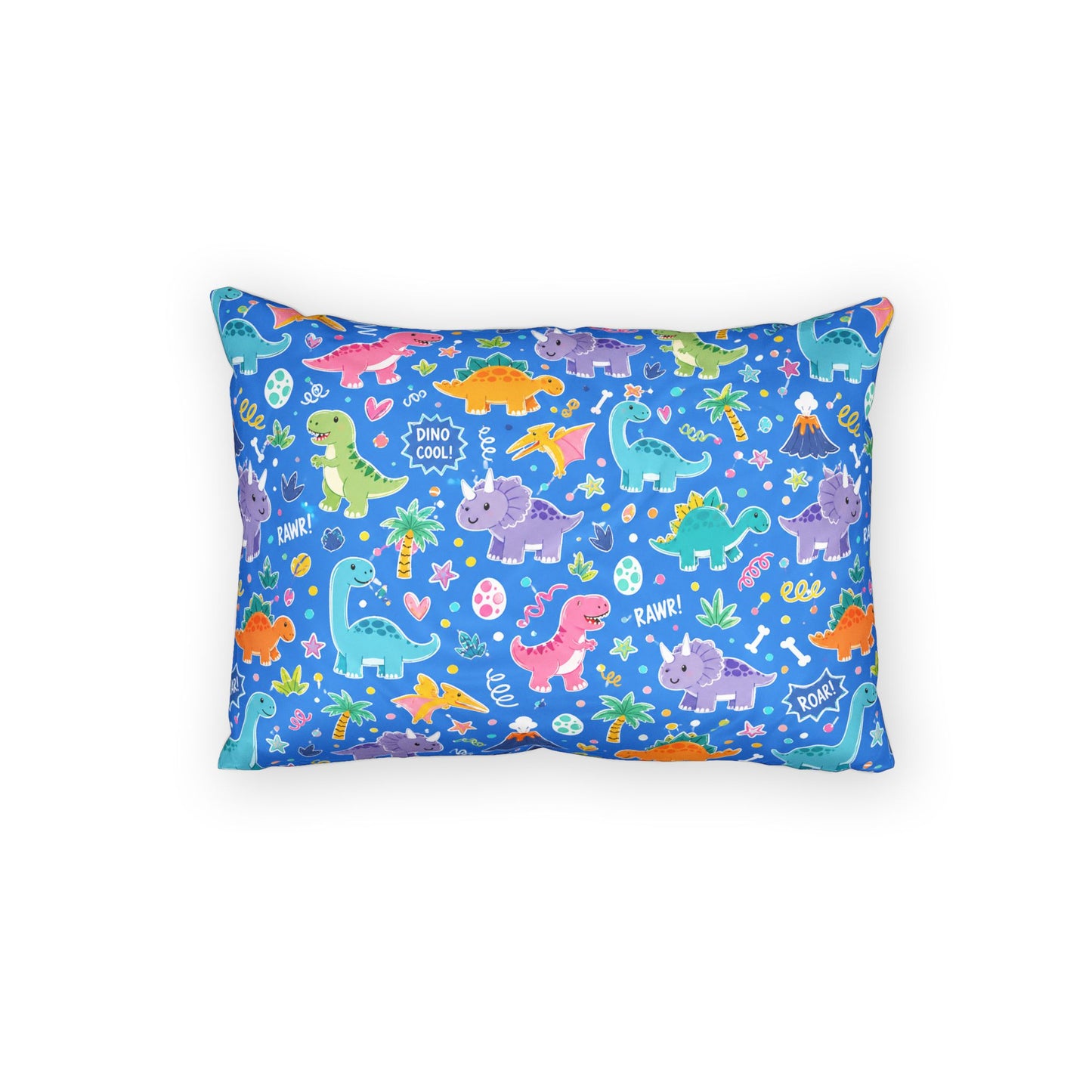 Blue Dino Sham Dinosaur Cotton Bedding