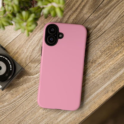 Light Pink Tough Cell Phone Case Matte or Glossy Protective Case iPhone Samsung