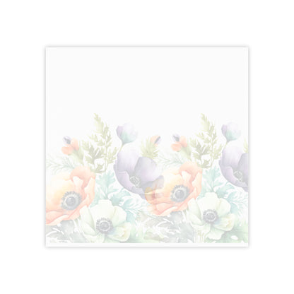 Decorated Floral Sticky Notes Botanical Floral Post It Notes (7 Sizes)