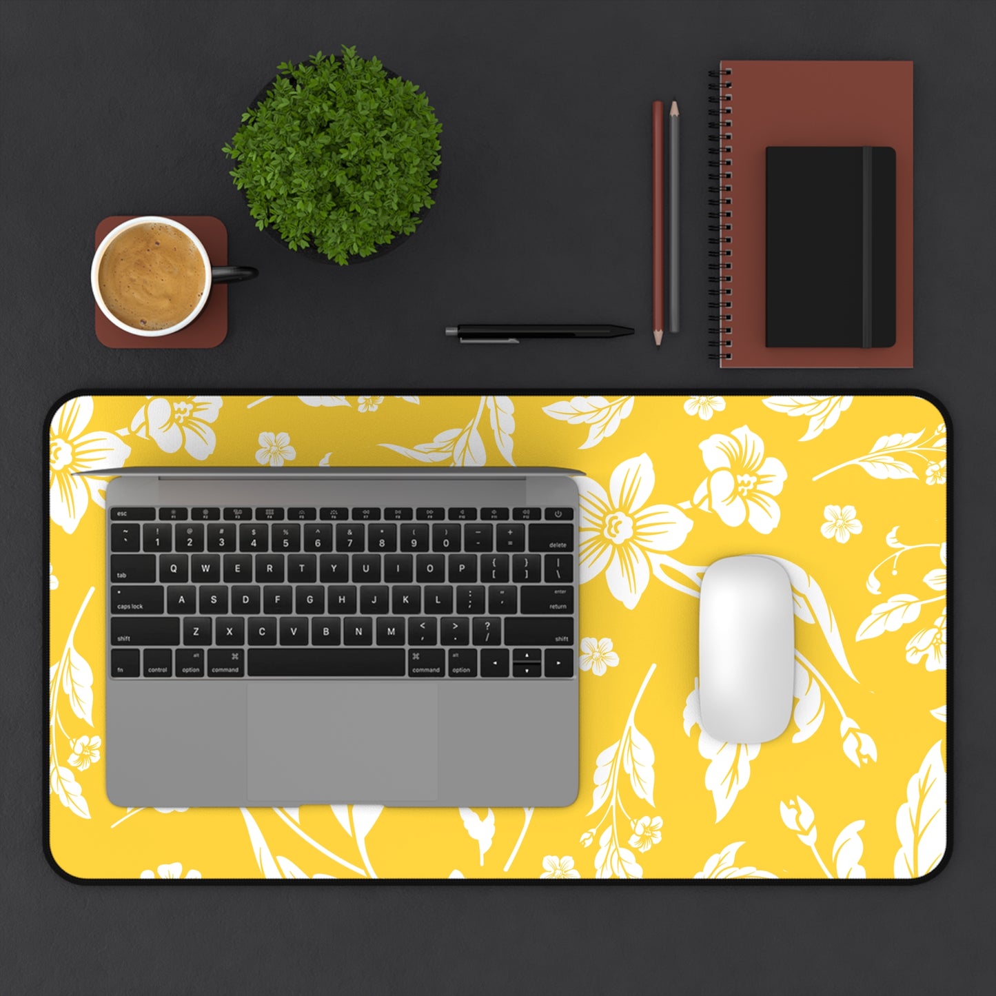 Mango Dreams Floral Desk Pad (12x18, 12x22 or 16x32)