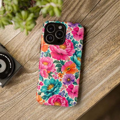Dreamy Floral Tough Phone Case iPhone Samsung Floral Phone Cover