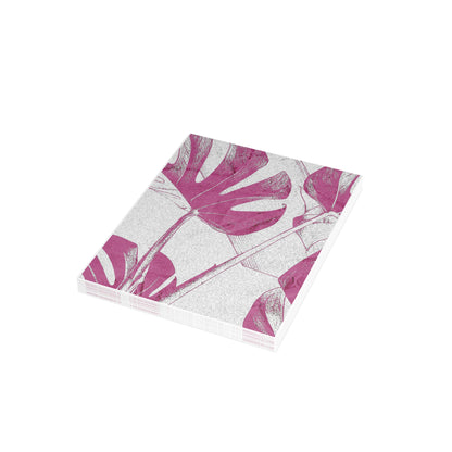 Monstera Leaf Lilac Wine Postcards
