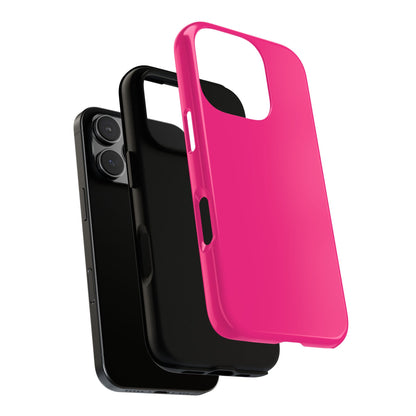 Pink Tough Cell Phone Case Matte or Glossy Protective Case iPhone Samsung