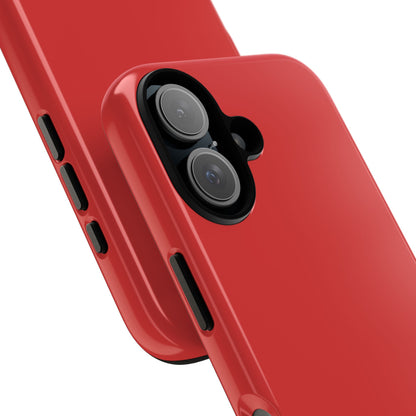 True Red Tough Cell Phone Case Matte or Glossy Protective Case iPhone Samsung