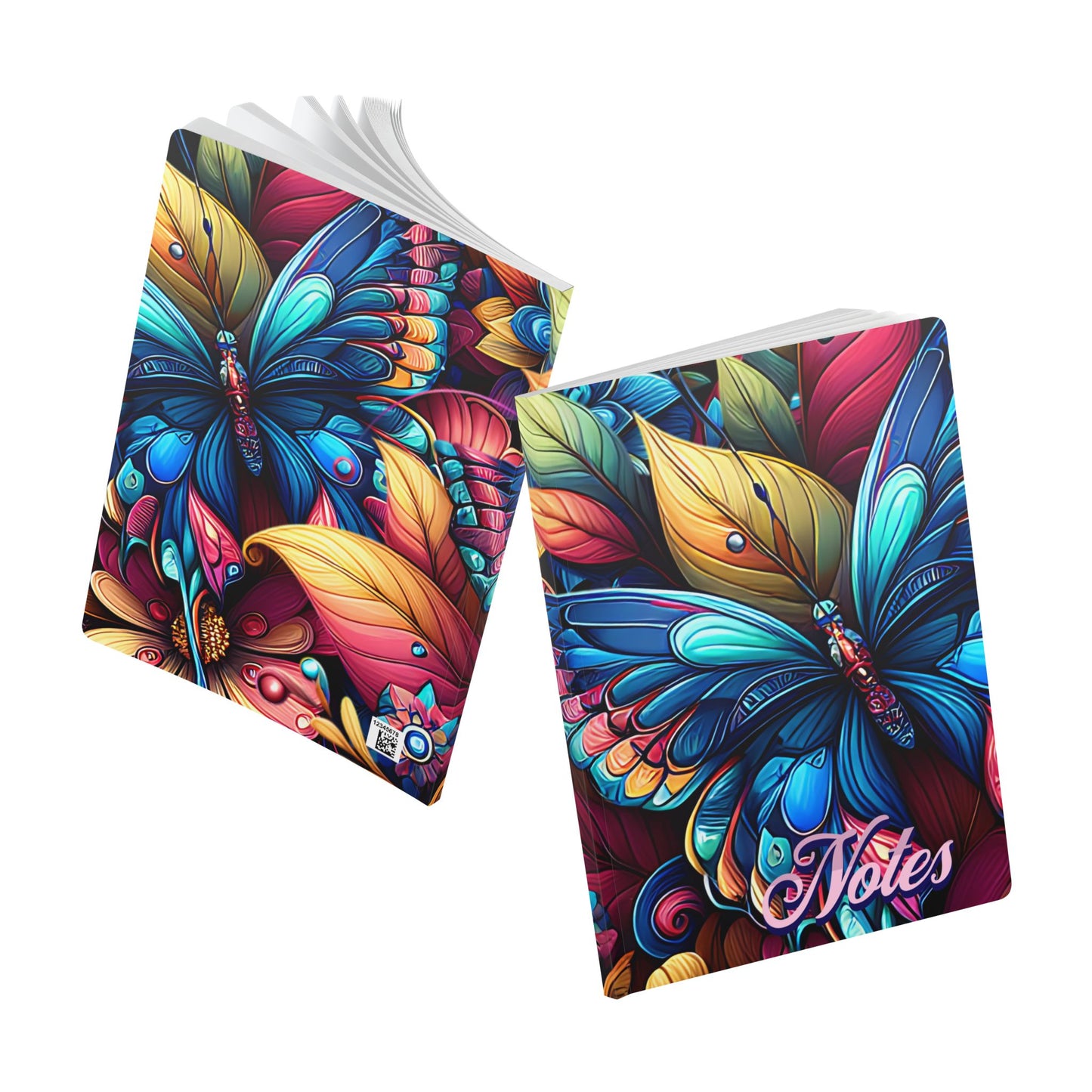 Butterfly Floral - Metamorphosis Design, A5 Lined Journal