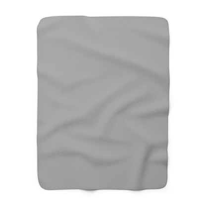 Grayscale Sherpa Fleece Blanket Cozy Plush Throw 3 Sizes Soft Warm Blanket