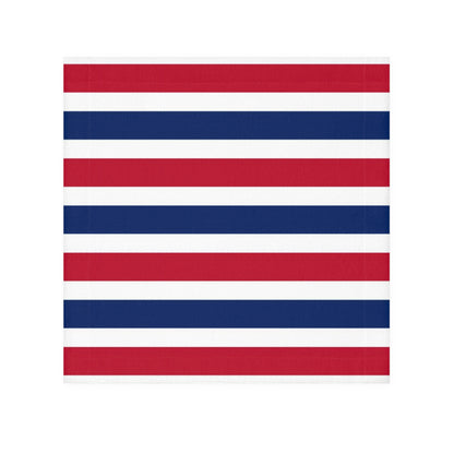 Red, White and Blue Stripes Face Towel