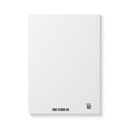 White The Journey Starts Now A5 Lined Journal