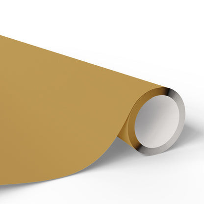 Muted Gold Wrapping Paper Matte or Glossy Gift Wrap 3 Sizes Fine Art Paper