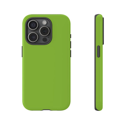 Muted Lime Tough Cell Phone Case Matte or Glossy Protective Case iPhone Samsung