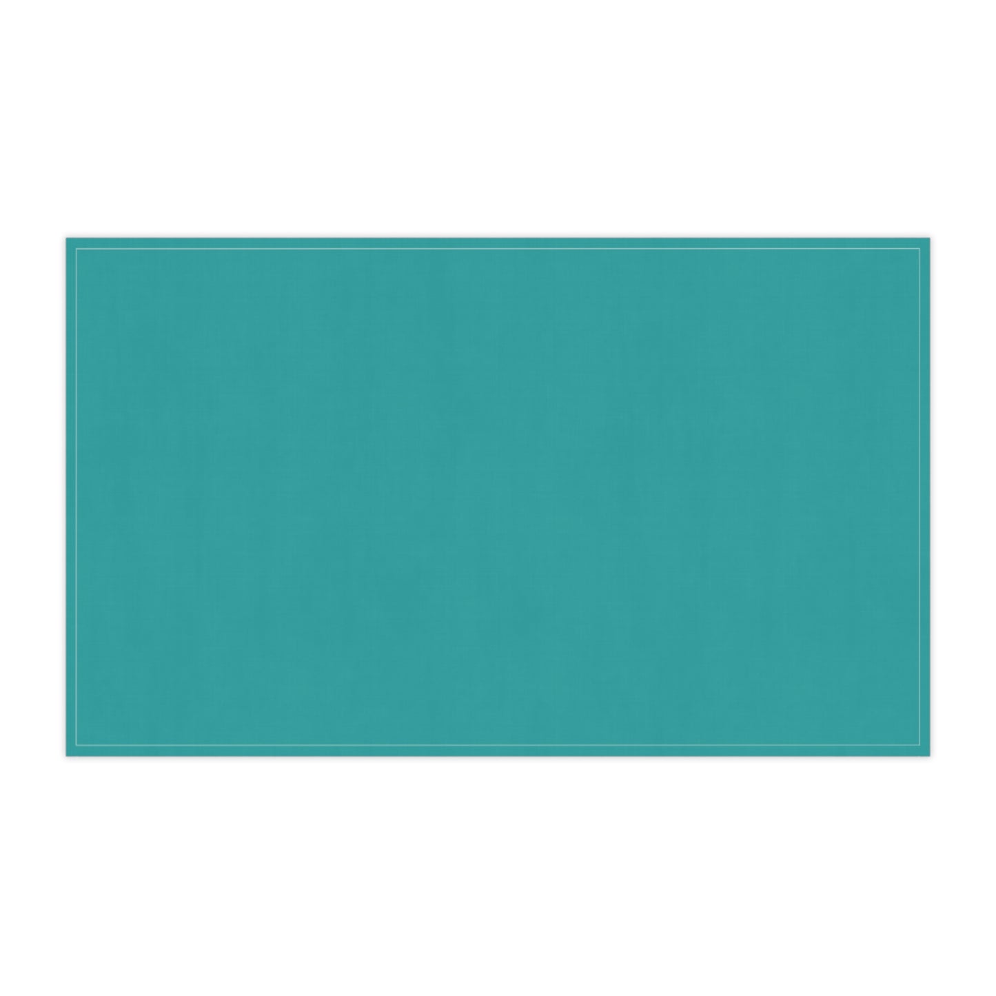 Deep Aqua Cotton Twill Tea Towel 18 x 30