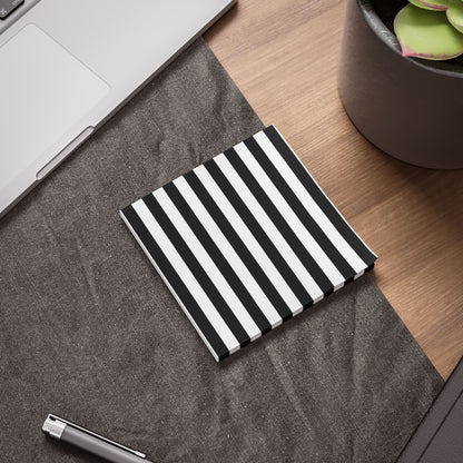 Black Stripe Sticky Notes (7 Sizes)