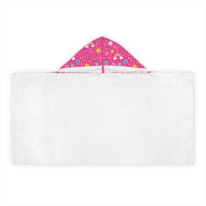 Pink Pop Baby/Kid Hooded Towel Pink Bath Towel