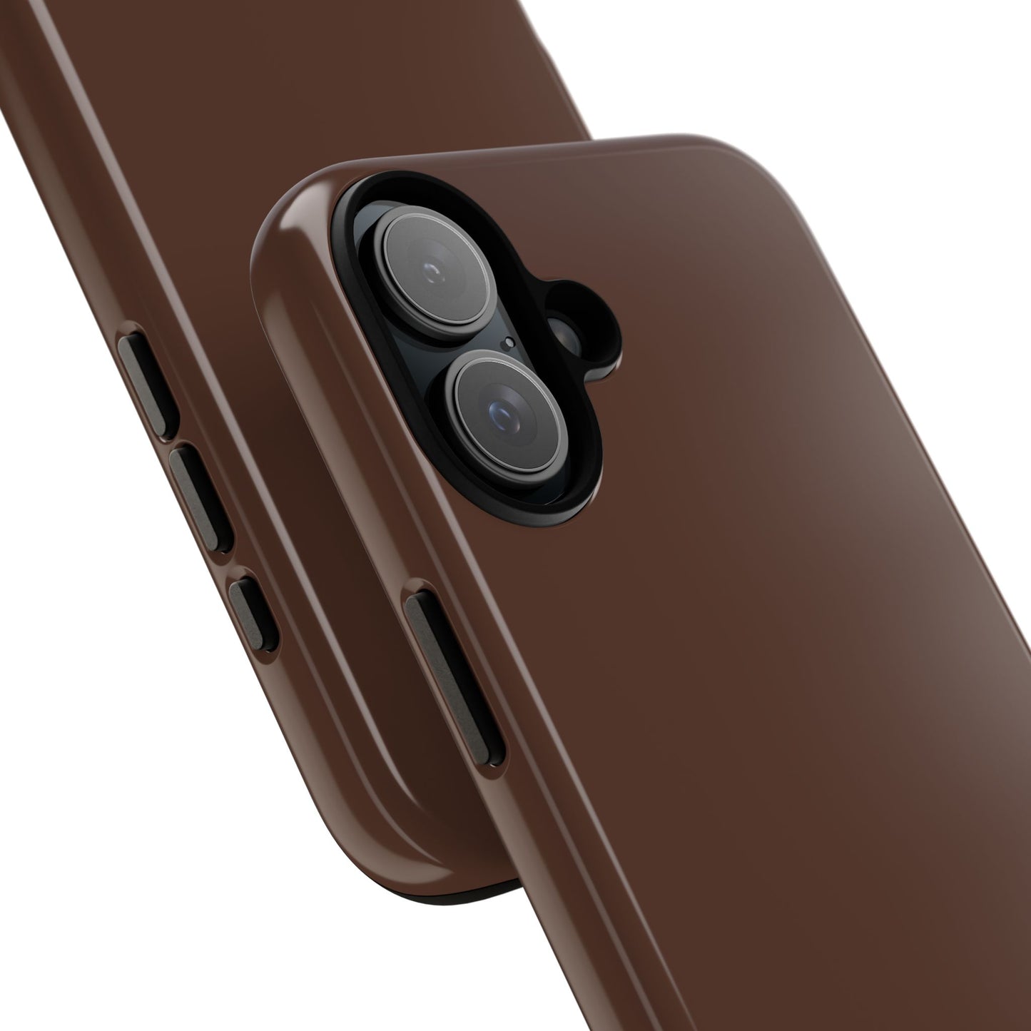 Chocolate Brown Tough Cell Phone Case Matte or Glossy Protective Case iPhone Samsung
