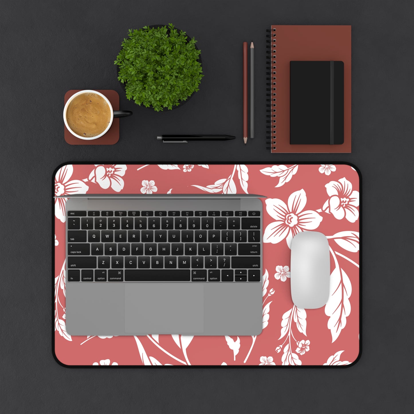 Red Autumns Floral Desk Pad (12x18, 12x22 or 16x32)