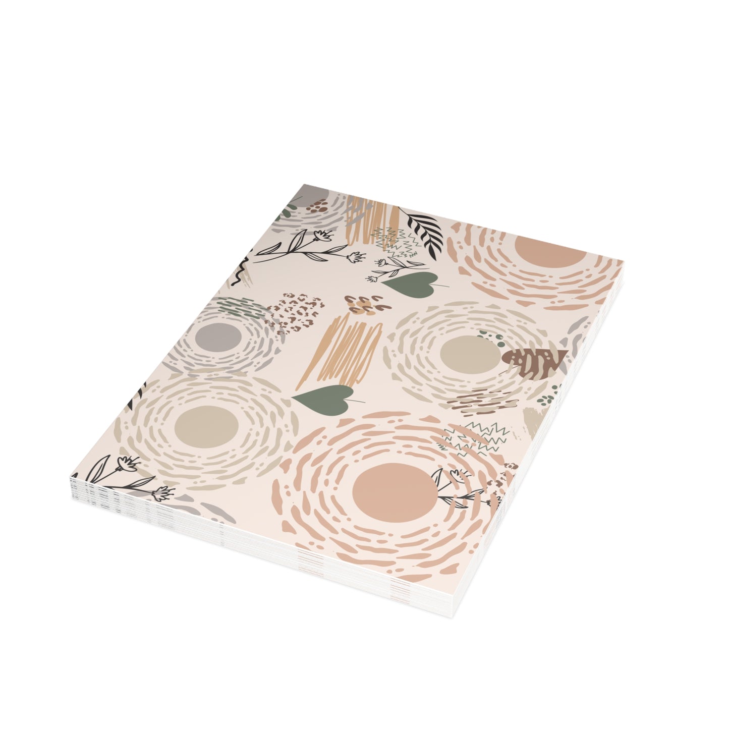 Neutral Flow Postcards Minimal Botanical Postcard Sets (10, 30 or 50)