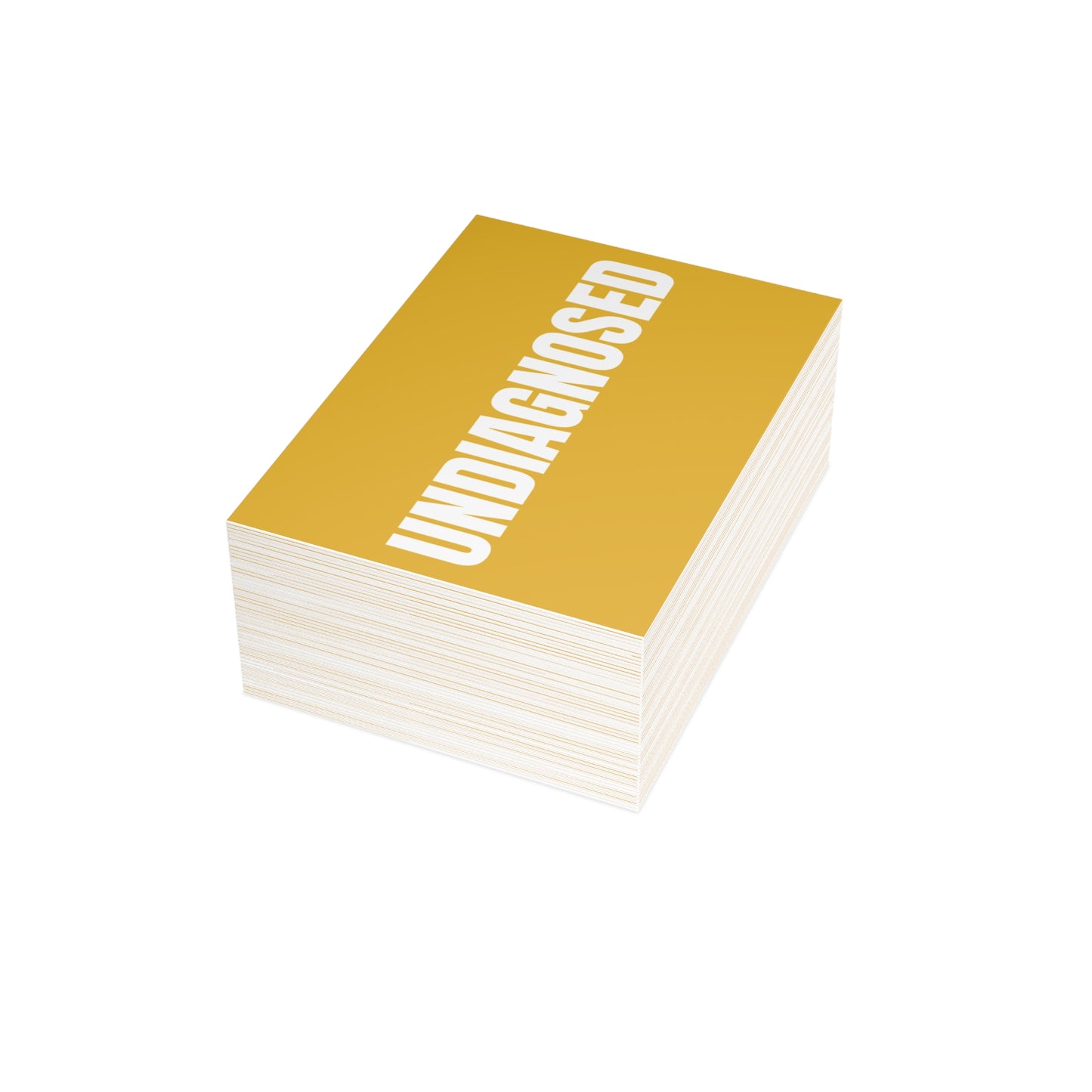 Honey Yellow Postcard Set Pack of 10, 30 or 50 w/ Envelopes | Coordinated Collection