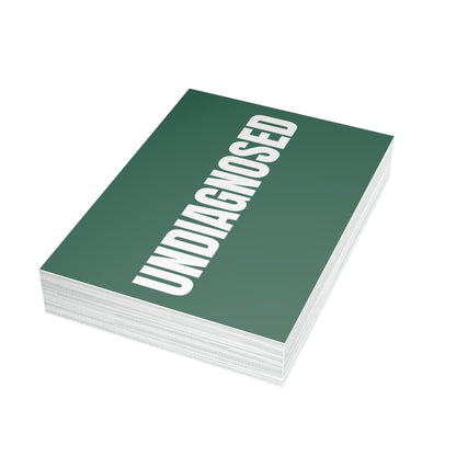 Leaf Green Postcard Set Pack of 10, 30 or 50 w/ Envelopes | Coordinated Collection