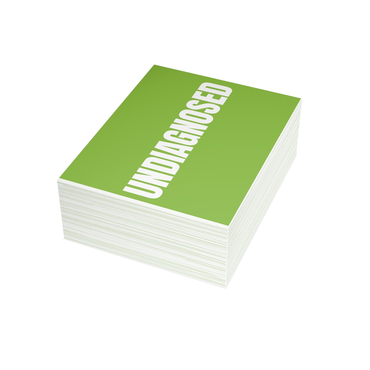 Muted Lime Postcard Set Pack of 10, 30 or 50 w/ Envelopes | Coordinated Collection