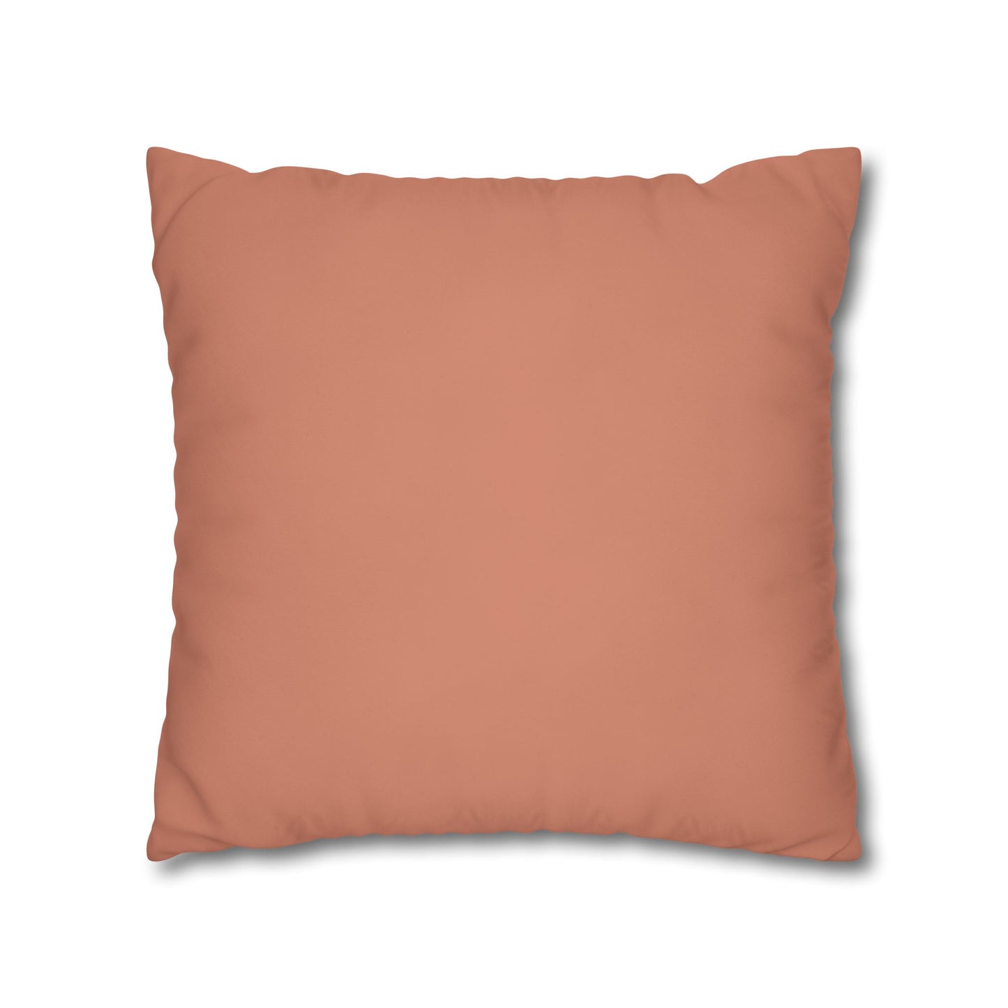Terracotta Canvas Pillow Cover 20x20