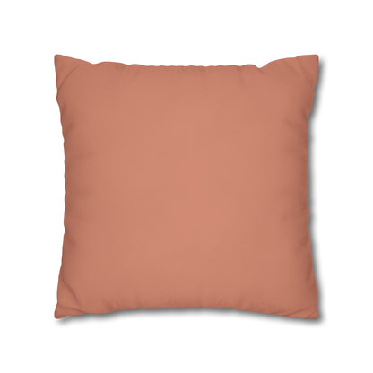 Terracotta Canvas Pillow Cover 20x20