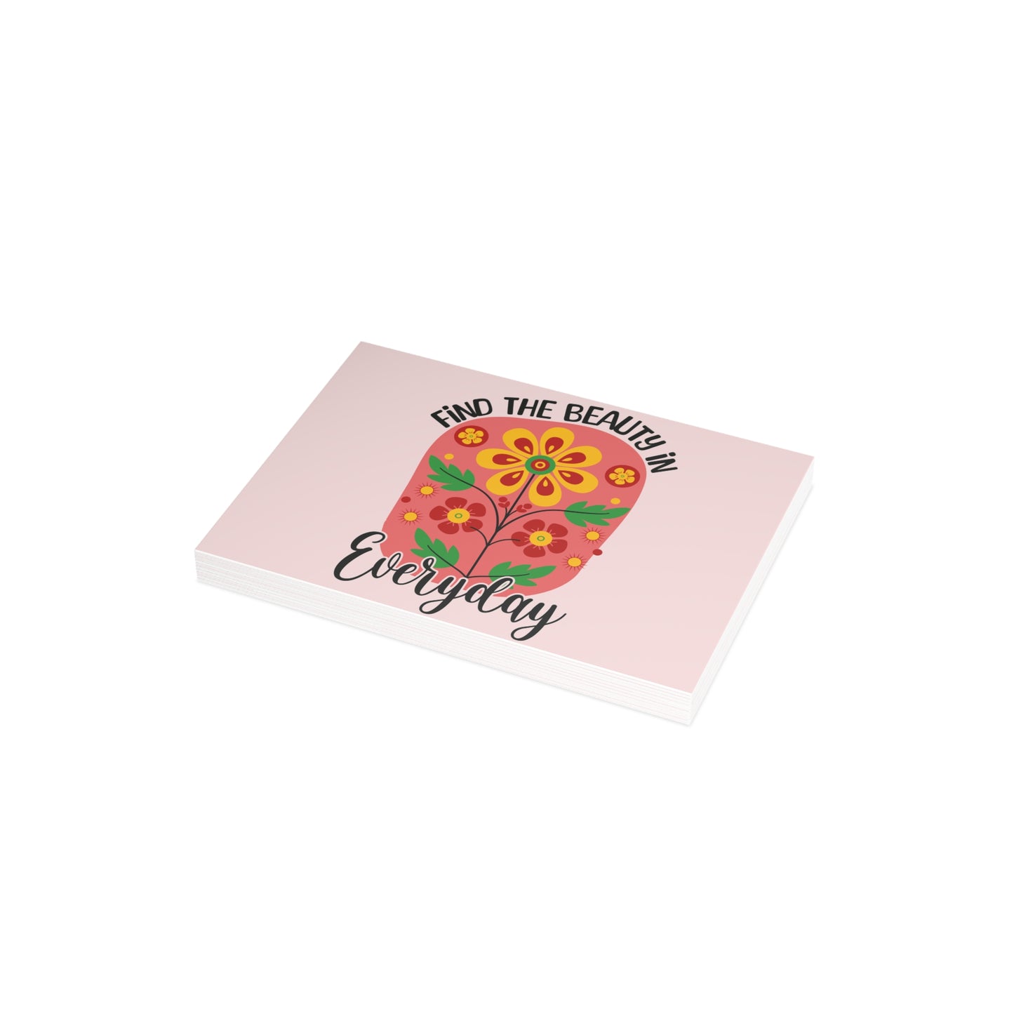 Find the Beauty Postcards Inspirational Floral Postcard Set