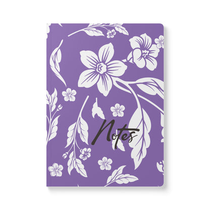 Purple Floral A5 Lined Journal Coordinated Collection