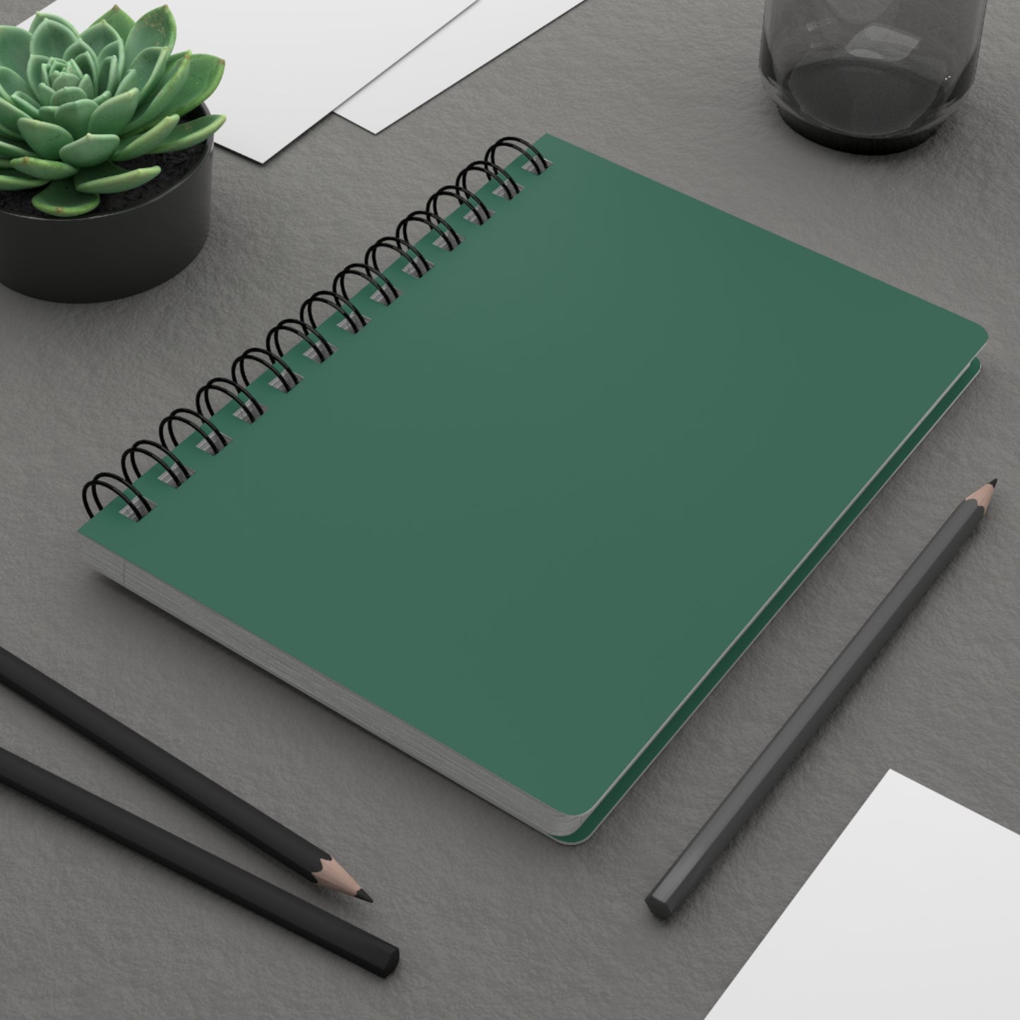 Leaf Green Spiral Lined Notebook 150 Page Journal | Coordinated Collection