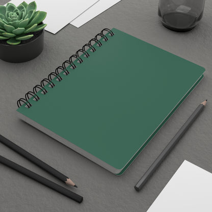 Leaf Green Spiral Lined Notebook 150 Page Journal | Coordinated Collection