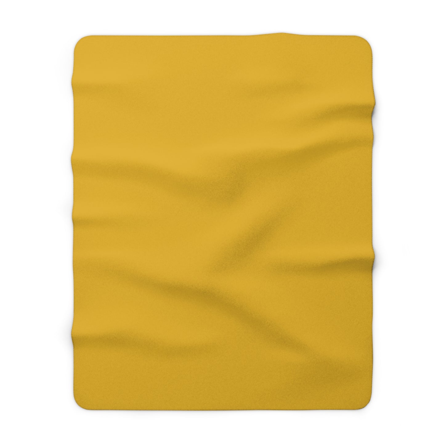 Honey Yellow Sherpa Fleece Blanket Cozy Plush Throw 3 Sizes Soft Warm Blanket