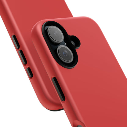 True Red Tough Cell Phone Case Matte or Glossy Protective Case iPhone Samsung